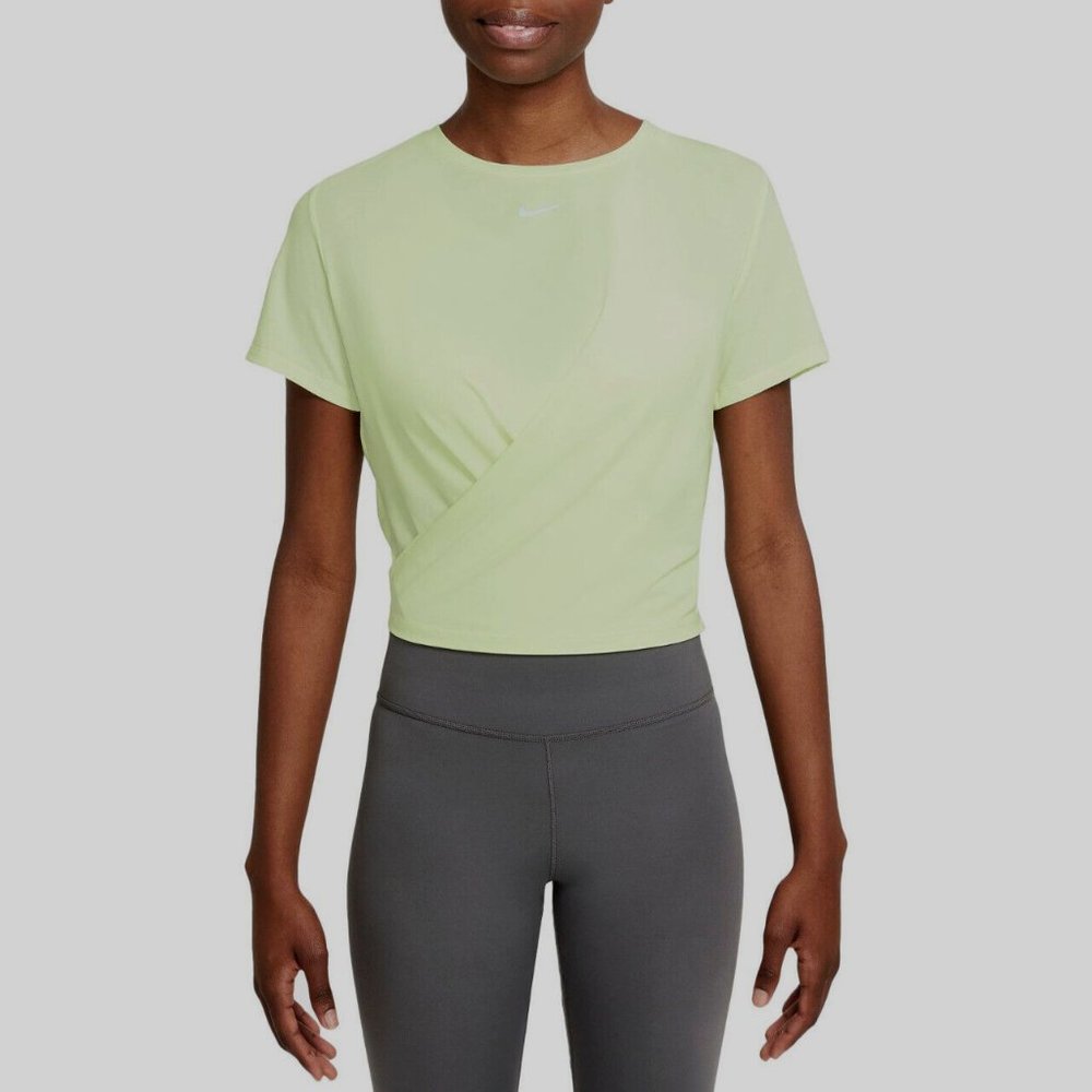 NEW Nike Women's One Luxe Women's Twist Cropped Top XL - Picture 1 of 6